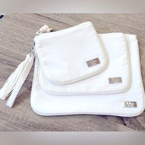 Dior Beauty Bags (set of 3!) cosmetics bags